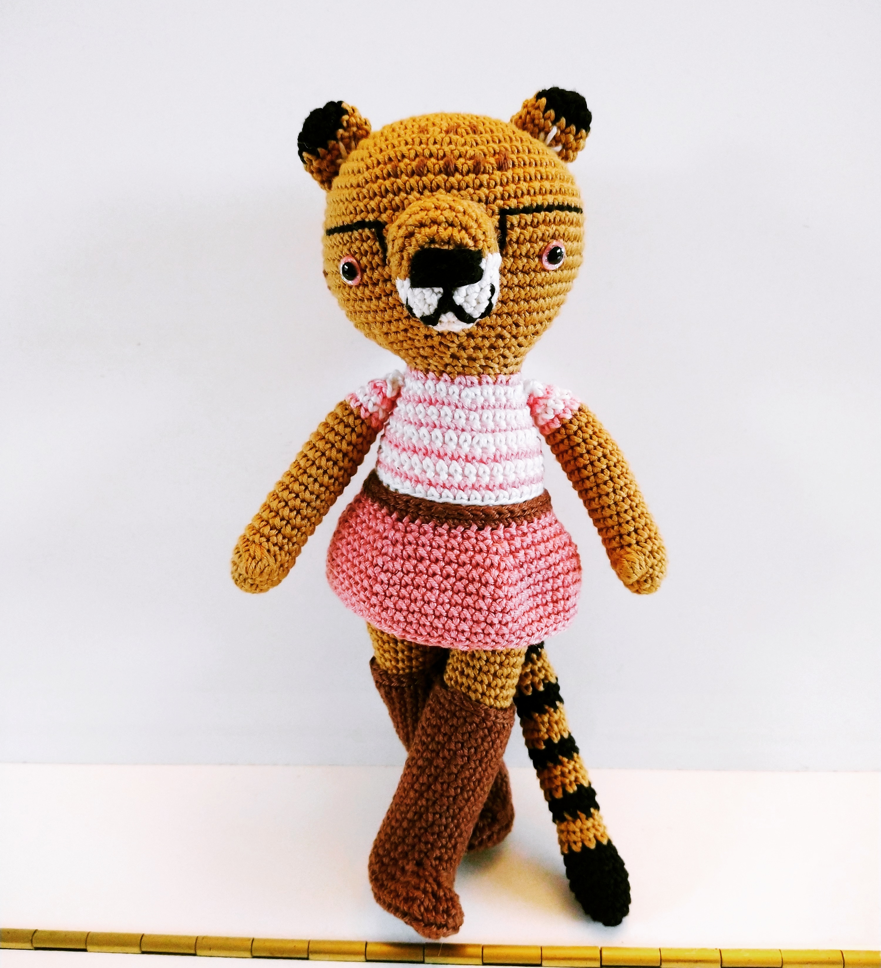 Amigurumi.com - Creations - Rosa Cheetah from Animal Friends of Pica Pau