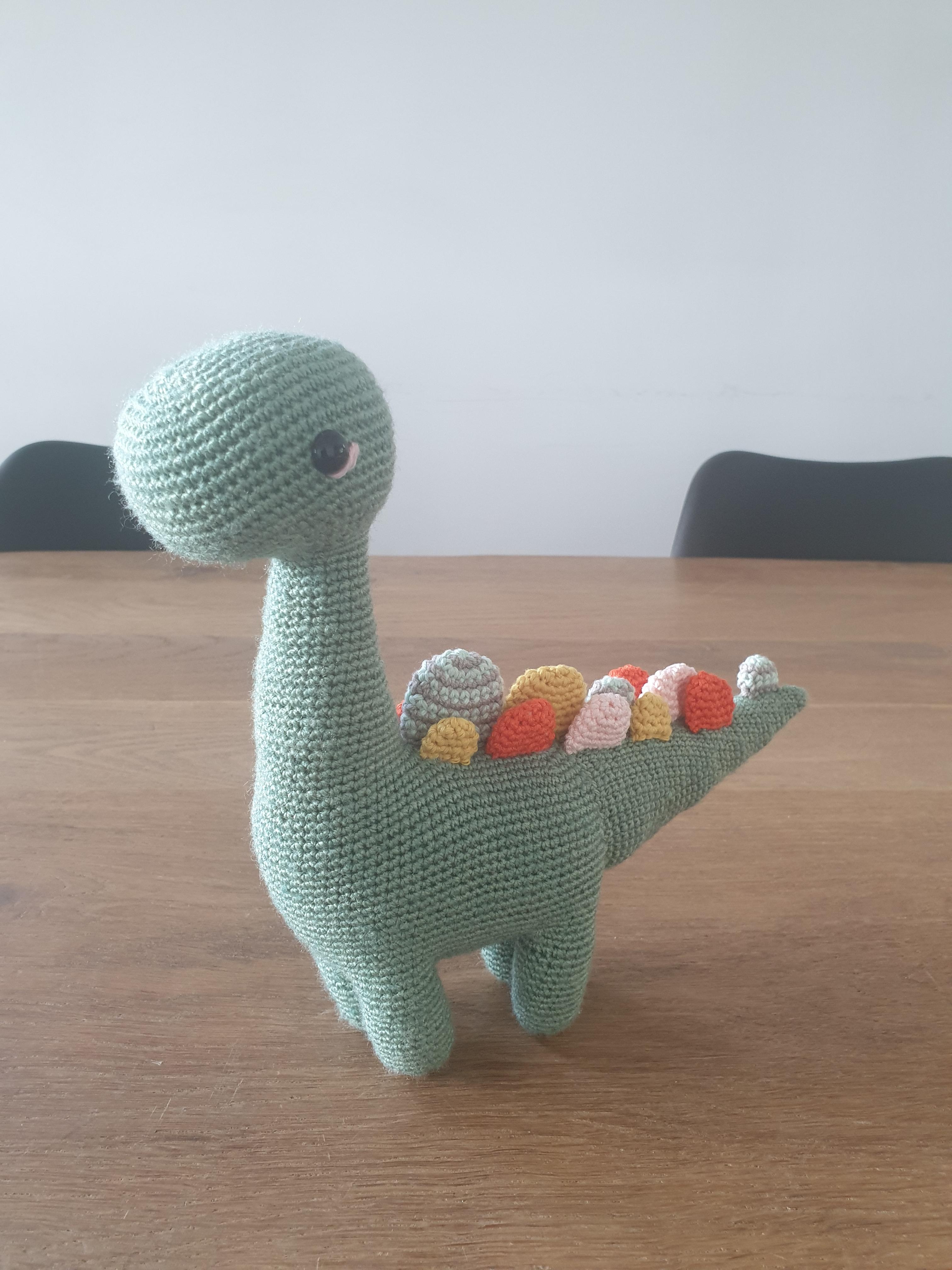 Amigurumi.com - Creations - Eduardo Cutesaurus from Animal Friends of ...