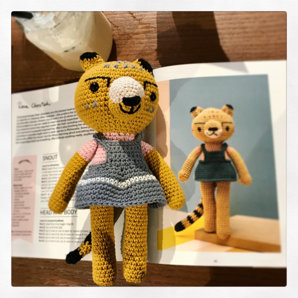 Amigurumi.com - Creations - Rosa Cheetah from Animal Friends of Pica Pau