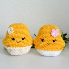 Easter Chick and Egg amigurumi pattern by unknown