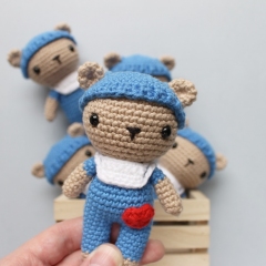 Nurse Bear  amigurumi pattern by unknown
