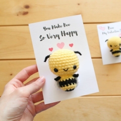 Burt the Baby Honey Bee amigurumi pattern by unknown