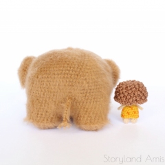 Cuddle-Sized Woolly Mammoth and Caveboy amigurumi pattern by unknown