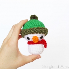 Roly the Baby Snowman amigurumi pattern by unknown