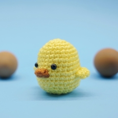 Easter Chick amigurumi pattern by unknown