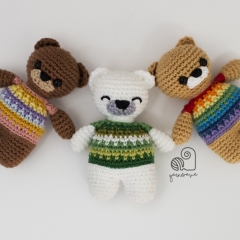 Rainbow Teddy amigurumi pattern by 