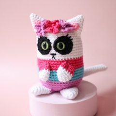 Diana the Cat (day of the dead) amigurumi pattern by unknown