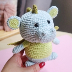 Dougie the Dragon amigurumi pattern by unknown