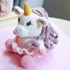 Hattie the Unicorn amigurumi pattern by unknown