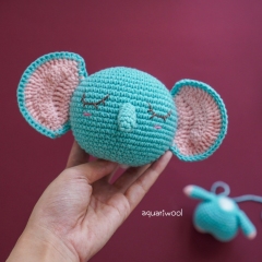 Abba The Elephant amigurumi pattern by unknown