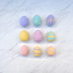 Easter Eggs amigurumi pattern by unknown