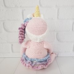 Sasha the Slothicorn amigurumi pattern by unknown