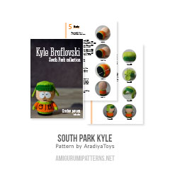 South park Kyle amigurumi pattern by 