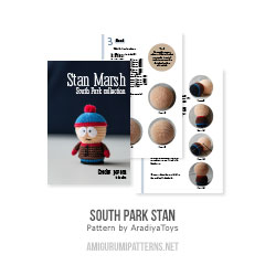 South park Stan amigurumi pattern by 