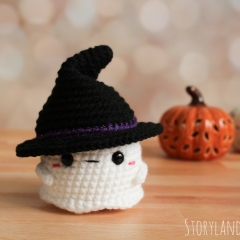 Scout the Baby Ghost amigurumi pattern by Storyland Amis