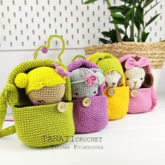 Little friends BOOK.19 crochet patterns amigurumi pattern by TANATIcrochet