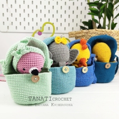 Little friends BOOK.19 crochet patterns amigurumi by TANATIcrochet