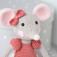 Ballerina-Mouse amigurumi by lilleliis