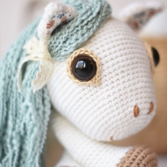 Leila the Pony amigurumi by lilleliis