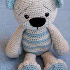 Tummy Teddy amigurumi pattern by lilleliis