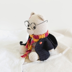 Harry the Wizard Bear amigurumi by Bluesparrow Handmade