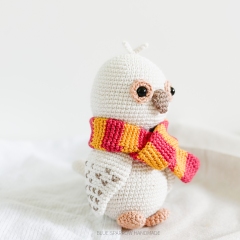 Hedwig the Snowy Owl amigurumi pattern by Bluesparrow Handmade