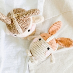 Hot Cross Bunny amigurumi by Bluesparrow Handmade