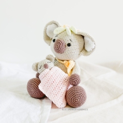 Kiki the Koala & her Newborn Joey amigurumi pattern by Bluesparrow Handmade