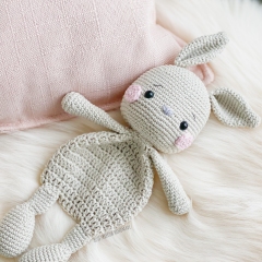 Ronnie the Baby Bunny Lovey amigurumi pattern by Bluesparrow Handmade