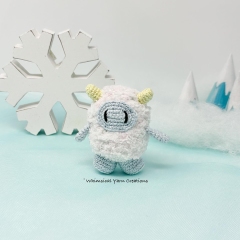 Kiki the Yeti amigurumi by Whimsical Yarn Creations