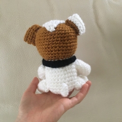 American Pitbull  amigurumi by CrochetThingsByB