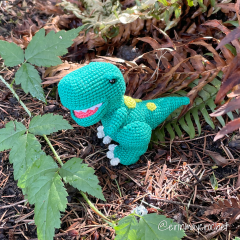 Henry the T-Rex amigurumi pattern by erinmaycrochet