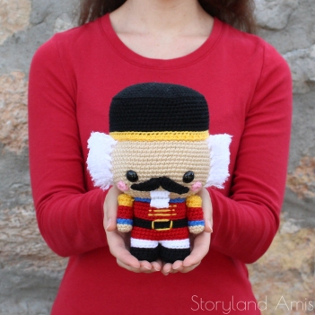 Cuddle-Sized Nutcracker amigurumi pattern by Storyland Amis