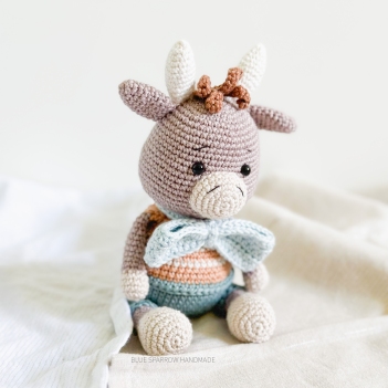 Billy the Bull amigurumi pattern by Bluesparrow Handmade