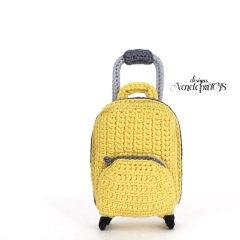 Suitcase for a doll amigurumi by VenelopaTOYS
