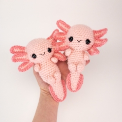 Amelia the Axolotl amigurumi pattern by Theresas Crochet Shop