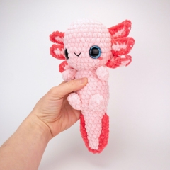 Annie the Plush Axolotl amigurumi pattern by Theresas Crochet Shop