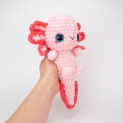 Annie the Plush Axolotl amigurumi pattern by Theresas Crochet Shop