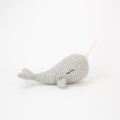Nola the Narwhal amigurumi pattern by Theresas Crochet Shop