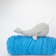 Nola the Narwhal amigurumi by Theresas Crochet Shop