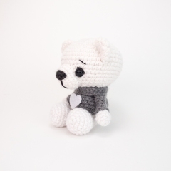 Parker the Polar Bear amigurumi by Theresas Crochet Shop