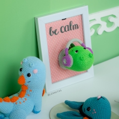 Relaxing Dinosaur amigurumi by Lennutas