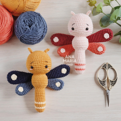 Bel the Dragonfly amigurumi pattern by Ana Maria Craft