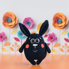 Black Bunny amigurumi pattern by Mumigurumi