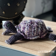 Tilly the Turtle amigurumi by Critter-iffic Crochet