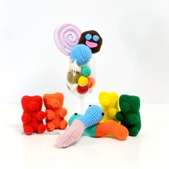 50 Sweets & Treats Bundle amigurumi pattern by Knotmonster