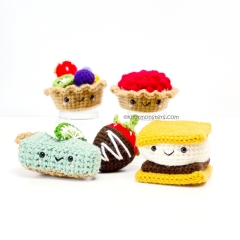 50 Sweets & Treats Bundle amigurumi by Knotmonster