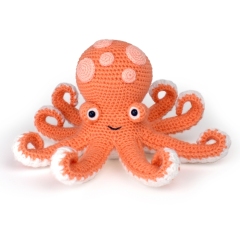 Otto the Octopus amigurumi pattern by Janine Holmes at Moji-Moji Design