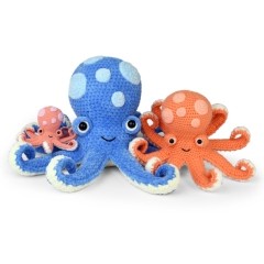 Otto the Octopus amigurumi by Janine Holmes at Moji-Moji Design