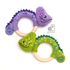 Carl the Chameleon rattle